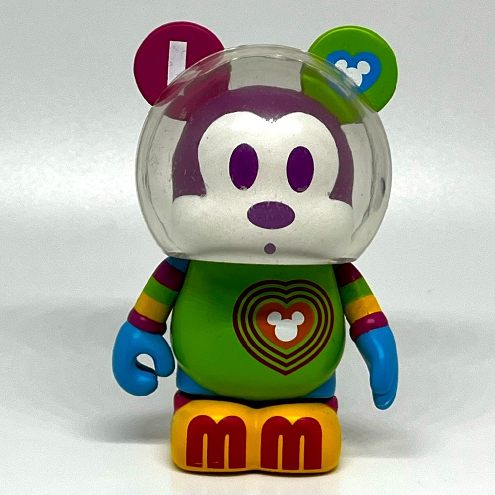 Disney Vinylmation Mickey Mouse "Love Mickey" 3 inch figurine (rare)